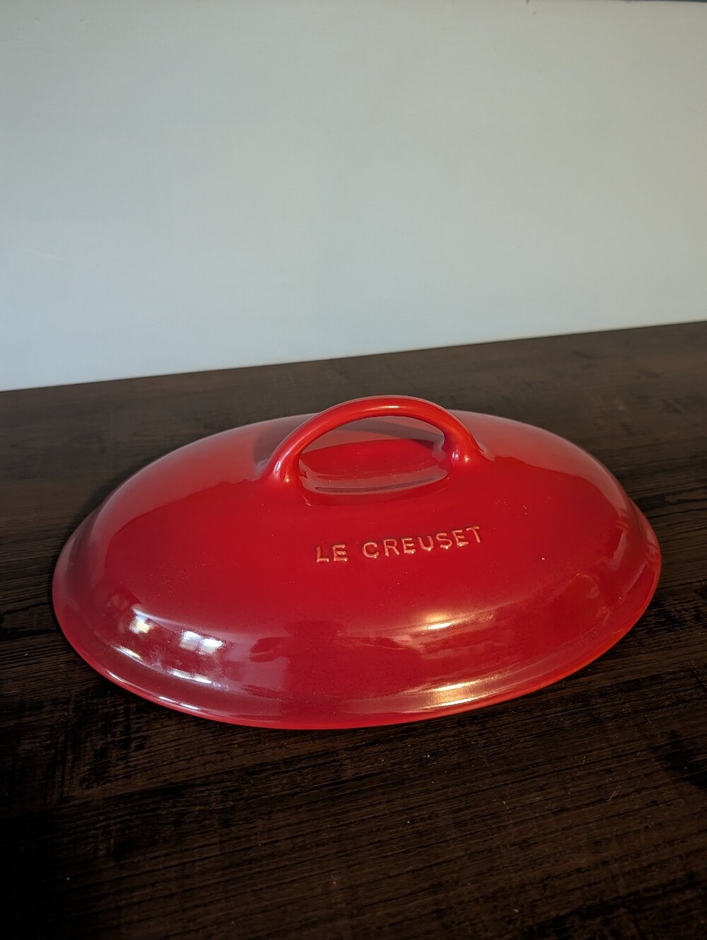 Le Creuset Red Lid for Casserole dish